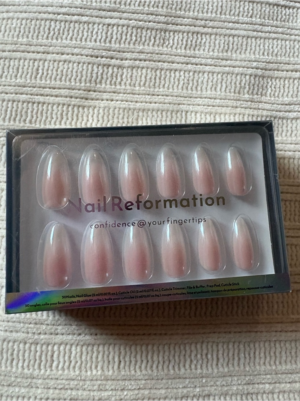 Nail Reformation Nude Pink Ombré Press-On Nails